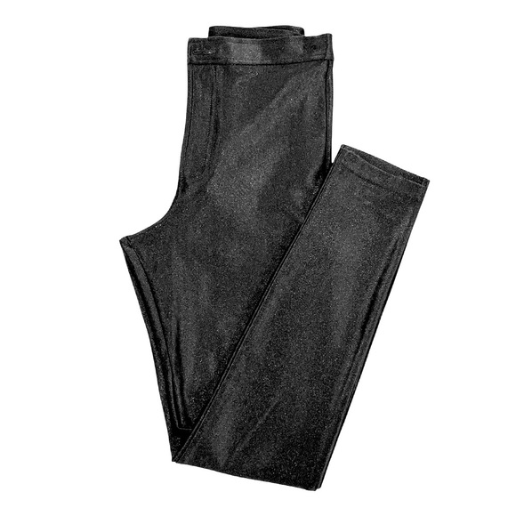 American Apparel Glittery Black Leggings, EUC, S - Picture 1 of 3